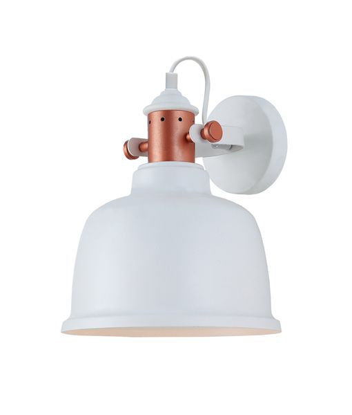 CLA Alta Adjustable Bell with Copper Highlight Interior Wall Light Black/ White/ Grey 220-240V - ALTA