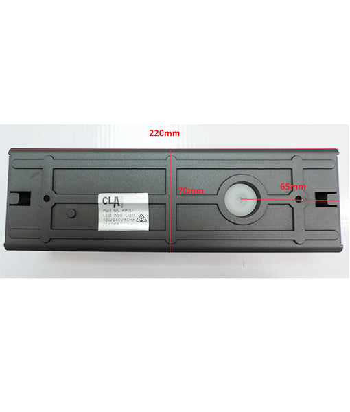 CLA APIS: LED Surface Mounted Up/Down Exterior Wall Lights 3000K Dark Grey 10W 220-240V IP65 - APIS1