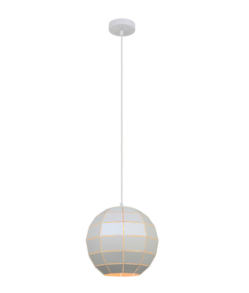 CLA ARMIS: Retro Tiled Glass Shape Interior Pendant Matt White / Champagne Gold / Coffee 220-240V - ARMIS -CLA Lighting
