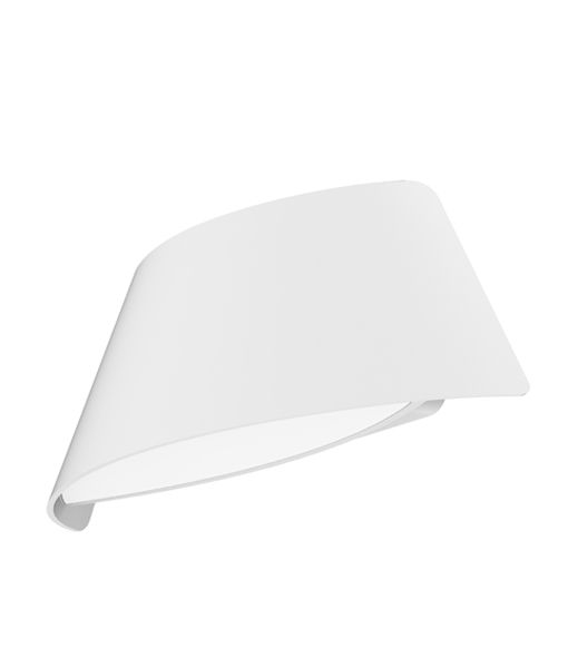 CLA ATEN: LED Surface Mounted Curved Up/Down Exterior Wall Lights Matt Black / Matt White 100-240V IP65 - ATEN - CLA Lighting