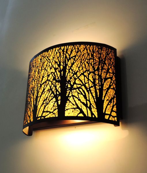 CLA Autumn with Amber Lining Interior Wall Light/Pendant 220-240V - AUTUMN - CLA Lighting
