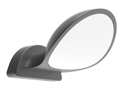 CLA Bocina: Surface Mounted Semicircle LED Exterior Wall Lights 3000K Dark Grey / White 10W 100-240V IP65 - BOCINA