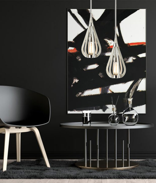 CLA BONITO: Winter Moss Tear Drop Interior Pendant Small / Medium / Large 220-240V - BONITO6, BONITO7, BONITO8 -CLA Lighting