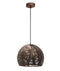 CLA BOTANICA: Bohemian Embossed Dome Shape Interior Pendant White / Black / Coffee 220-240V - BOTANICA01,  BOTANICA02, BOTANICA03A