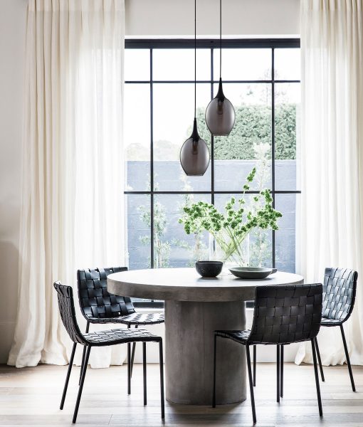 CLA BROTE: Retro Wine Glass Shape Interior Pendant Bronze Amber/ Black Smoke 220-240V - BROTE1, BROTE2