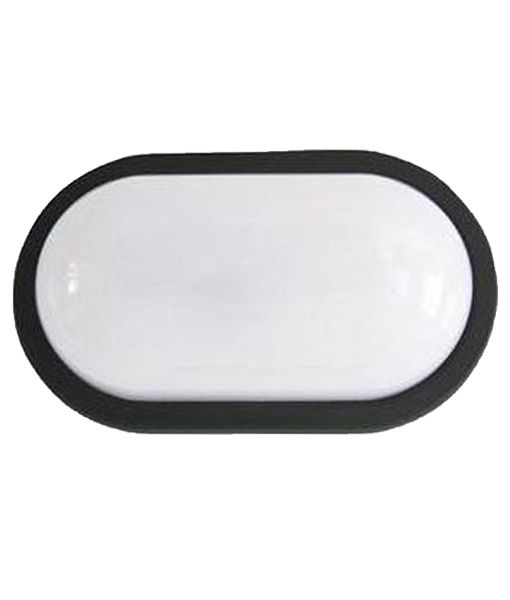CLA BULK: Oval with optional cage LED Bulkhead 3000K 5000K Black / White 20W 190-250V IP65 - BULK11, BULK12, BULK13, BULK14 - CLA  Lighting