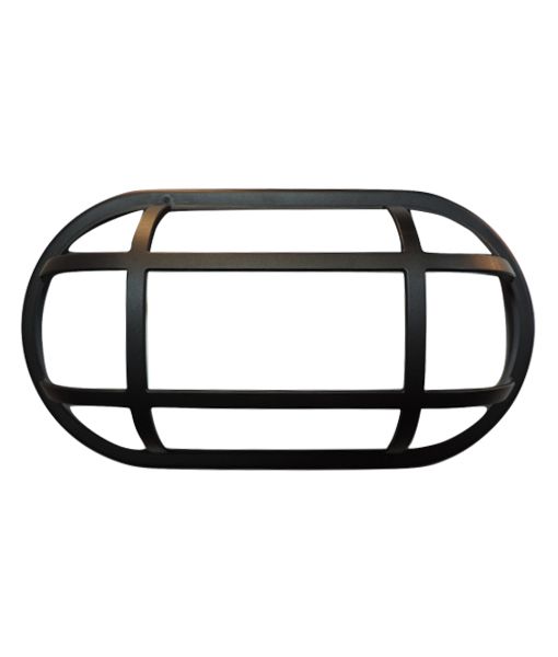 CLA BULK: Oval with optional cage LED Bulkhead 3000K 5000K Black / White 20W 190-250V IP65 - BULK11, BULK12, BULK13, BULK14 - CLA Lighting