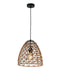 CLA CANAMO: Bohemian Natural Hemp Rope & Black Hardware Interior Pendant Ellipse / Dome 220-240V - CANAMO1, CANAMO2 - CLA Lighting