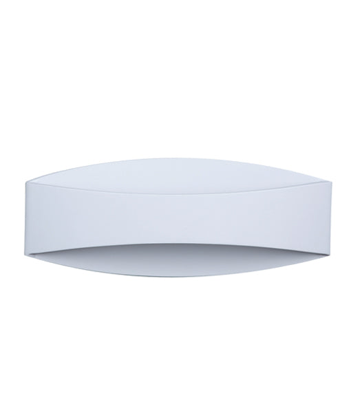 CLA Cannes Curved Up/Down LED Interior Wall Light 3000K Matt White 6W 220-240V IP20 - CANNES