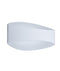 CANNES: Interior LED surface mounted wall light. Matt White CURVED UP/Down 6W 120D 3000K (468 lumens) IP20. CLA Lighting
