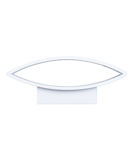CLA Cannes Curved Up/Down LED Interior Wall Light 3000K Matt White 6W 220-240V IP20 - CANNES