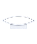 City Cannes Matt White IP20 6W Curved Up/Down LED Interior Surface mounted Wall Light - Eco Smart Lighting