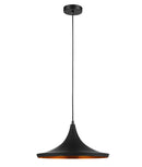 CLA Caviar Hat/ Bell or Cone Interior Pendant Black 220-240V - CAVIAR4, CAVIAR5, CAVIAR6 -CLA Lighting 