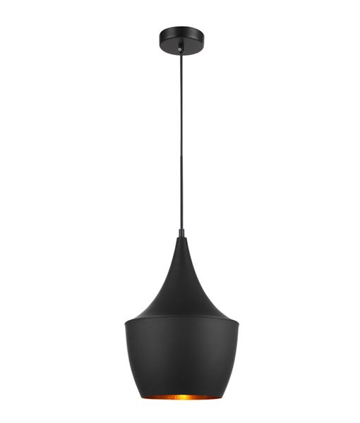 CLA Caviar Hat/ Bell or Cone Interior Pendant Black 220-240V - CAVIAR4, CAVIAR5, CAVIAR6 -CLA Lighting