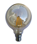 CLA G125 LED Filament Lamps and Globes 2200K Carbon 6W 220-250V IP20 - CF3A, CF4A - CLA Lighting