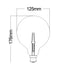 CLA G125 LED Filament Lamps and Globes 2200K Carbon 6W 220-250V IP20 - CF3A, CF4A - CLA Lighting