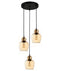 CLA CHAMPAN: Ellipse Interior Pendant Bronze Amber 220-240V - CHAMPAN1, CHAMPAN1X3R, CHAMPAN1X3S - CLA Lighting