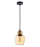 CLA CHAMPAN: Ellipse Interior Pendant Bronze Amber 220-240V - CHAMPAN1, CHAMPAN1X3R, CHAMPAN1X3S - CLA Lighting