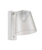 CHESTER01, CHESTER02: LED Interior Surface Mounted Wall Light. 6W WH 1 switch Clear PS Shade. 3000K or 5000K. CLA Lighting. 