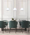 CLA CIOTOLA: Tipped Dome Frosted Glass Interior Pendant Matt Black / Antique Brass 220-240V - CIOTOLA1, CIOTOLA2, CIOTOLA3, CIOTOLA4, CIOTOLA5, CIOTOLA6 - CLA Lighting