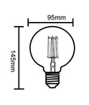 CLA G95 & G125 Carbon Filament Lamps and Globes 2000K 220-240V - CLACFA25BC, CLACFA25ES, CLACFB25BC, CLACFB25ES - CLA Lighting