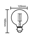 CLA G95 & G125 Carbon Filament Lamps and Globes 2000K 220-240V - CLACFA25BC, CLACFA25ES, CLACFB25BC, CLACFB25ES - CLA Lighting