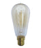 CLA ST57 Carbon Filament Lamps and Globes 2000K Pear 25W 220-240V - CLACFC25BC, CLA.CFC25ES - CLA Lighting