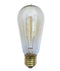 CLA ST57 Carbon Filament Lamps and Globes 2000K Pear 25W 220-240V - CLACFC25BC, CLACFC25ES - CLA Lighting