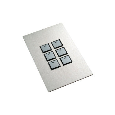 Clipsal C-Bus Reflection Wall Switch 6 Gang- R5066NL