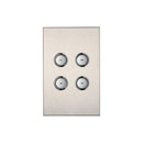 5084NL - Clipsal Wall Plate, C-Bus, Saturn, key input unit, ASeries, 4 keys - Eco Smart Lighting