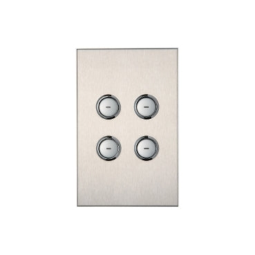5084NL - Clipsal Wall Plate, C-Bus, Saturn, key input unit, ASeries, 4 keys - Eco Smart Lighting