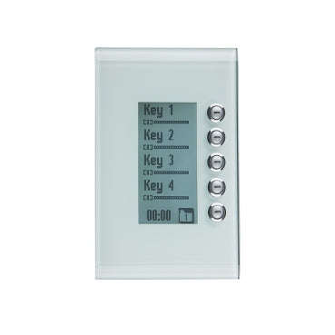 Clipsal C-Bus Control and Management System, Fascia with Grid, Saturn Series, Rectangular, 5 Gang Clipsal Products - 5085DL -  Eco Smart Lighting