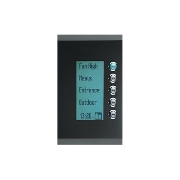 Clipsal C-Bus Control and Management System, Fascia with Grid, Saturn Series, Rectangular, 5 Gang Clipsal Products - 5085DL - Eco Smart Lighting