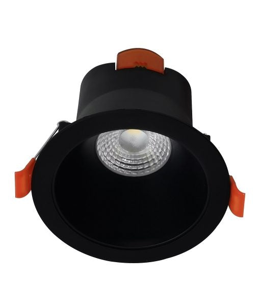 CLA COMET: LED Dimmable Low Glare Recessed LED Downlights Tri - Black / White 9W 240V IP20 - COMET05, COMET06 - Havit Lighting