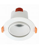 CLA COMET: LED Dimmable Gimbal Low Glare Recessed LED Downlights Tri - Black / White 9W 220-240V IP20 - COMET07, COMET08 - CLA Lighting