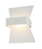DAVOS: Interior LED surface mounted wall light. MATT White BOW 6W 120D 3000K (254 Lumens) WTY 2YR. IP20. CLA Lighting.