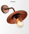 DEKSEL01: Interior/Exterior WALL Light ES Lamp 60W MATT AGED COP CLR Glass IP54. CLA Lighting. 