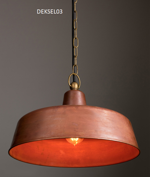 CLA Deksel Interior Wall Light Aged Copper 110-265V IP54 and IP23 - DEKSEL- CLA Lighting.