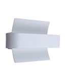 DUBAIG2: Interior surface mounted wall light. MATT White CURVED 6W 120D 3000K (350 Lumens). CLA Lighting