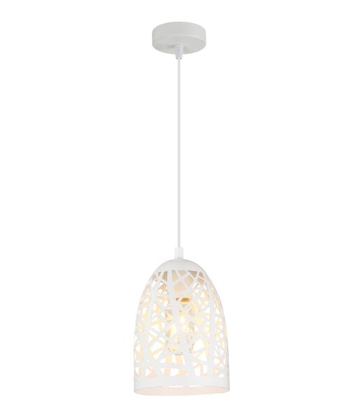 CLA ESCAMA: Iron Cage Ellipse Interior Pendant Black/ White 220-240V - ESCAMA1, ESCAMA2
