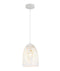 CLA ESCAMA: Iron Cage Ellipse Interior Pendant Black / White 220-240V - ESCAMA1, ESCAMA2 - CLA Lighting