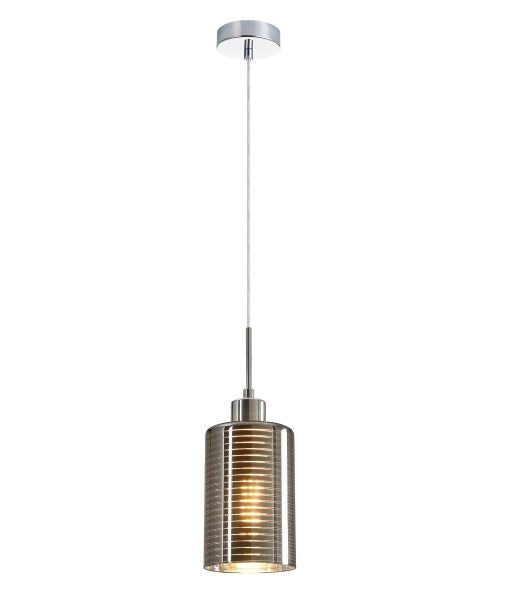 CLA ESPEJO1: Oblong Glass with Line Effect Interior Pendant Chrome 220-240V - ESPEJO1, ESPEJO1X3R, ESPEJO1X3S- CLA Lighting