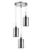 CLA ESPEJO3: Oblong Glass with Dotted Effect Interior Pendant Chrome 220-240V - ESPEJO3, ESPEJO3X3R, ESPEJO3X3S -CLA Lighting