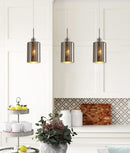 CLA ESPEJO3: Oblong Glass with Dotted Effect Interior Pendant Chrome 220-240V - ESPEJO3, ESPEJO3X3R, ESPEJO3X3S -CLA Lighting