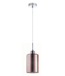 ESPEJO4: Interior Iron & Rose Gold with Dotted Effect Oblong Pendant Lights - Eco Smart Lighting
