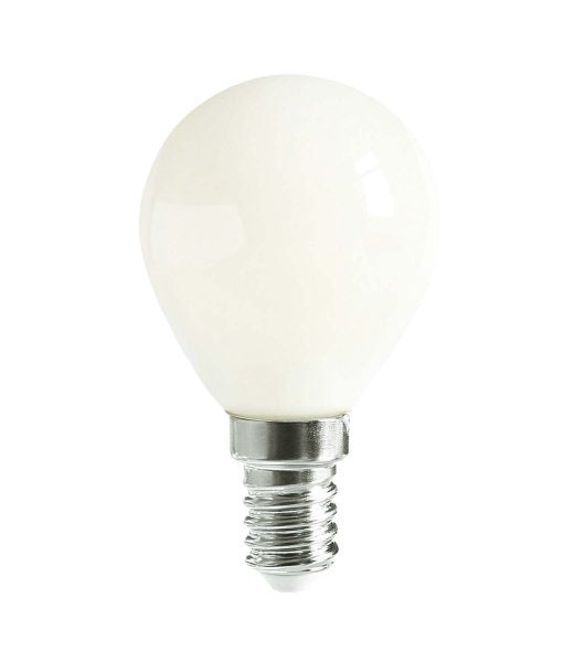 Fancy Round LED Filament Dimmable Frosted Globes (4W) - Eco Smart Lighting