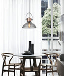 CLA FUMOSO: Retro Smokey Glass Interior Pendant Cone / Ellipse/ Dome 220-240V - FUMOSO1, FUMOSO2, FUMOSO3- CLA Lighting