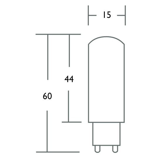 Azoogi G9 LED Lamps and Globes 2700K 6000K 3W - G9_01, G9_02