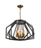 CLA GAMBA: Industrial Rustic Angular Cage Interior Pendant Antique Brass and Oiled Bronze / White and Polished Nickel 220-240V - GAMBA1, GAMBA2, GAMBA3, GAMBA4 - CLA Lighting