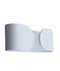 GENEVA: Interior LED surface mounted wall light. MATT White CURVED 10W 120D 3000K (633 Lumens). CLA Lighting
